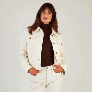 Button Down Thickened Women <b>Corduroy</b> <b>Jacket</b> Heavyweight Duck <b>Corduroy</b> <b>Jacket</b> <b>Ladies</b> Collar Trucker Bomber Coat Women's - Product Image 1