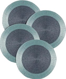 High Quality Circular Shaped Decorative Glass <b>Beads</b> Unique Handcrafted <b>Placemat</b> Design for Weddings Birthday Parties Mat & Pads - Product Image 1