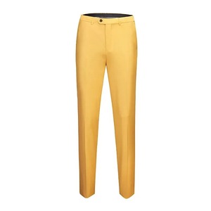 2025 Men's High Quality Slim Fit Corduroy Breathable Dress Pants Pure Color Business Suit <b>Elastic</b> <b>Waist</b> Office <b>Trousers</b> Plus - Product Image 2