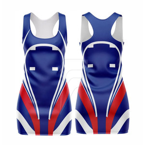 Maillot de netball pour femmes fabriqué en usine, meilleur prix, vêtements d'équipe personnalisés, léger, 100% polyester, séchage rapide, respirant, haute qualité - Product Image 1