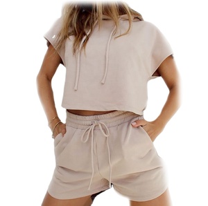 เสื้อผ้าสตรี2ชิ้นเสื้อกล้ามลำลอง2ชิ้นกางเกงขาสั้นฤดูร้อนและเสื้อกล้ามชุด2ชิ้นสำหรับ2026ผู้หญิง - Product Image 5