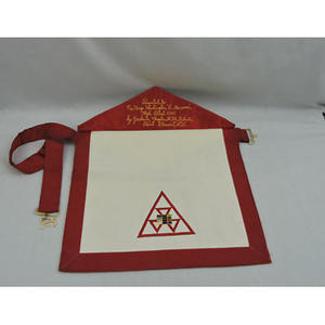 Vintage MASONIC ROYAL ARCH PAST HIGH PRIEST <b>APRON</b> HAND EMBROIDERED - Product Image 3