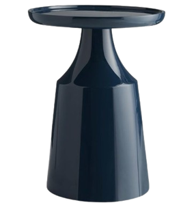 Accent Table d'extrémité ronde meubles enduit de poudre Table d'appoint salon décor à la maison ferme pays salon - Product Image 2