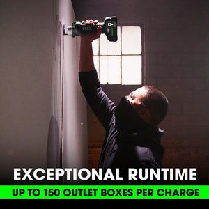 Kit Combinado Inalámbrico de 2 Herramientas de 24V con Batería de Litio de 2.5Ah, Atornillador para Paneles de Yeso, Herramienta de Corte, Cargador Rápido de 160W, Destornilladores Eléctricos - Product Image 3