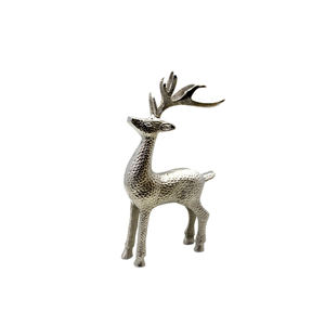 Reno de aluminio con acabado de níquel de diseño único para mesa, hogar y decoración navideña, hecho a mano, personalizado a granel - Product Image 4