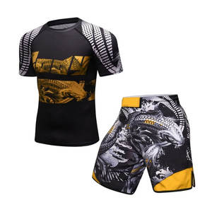 Fabricante de Ropa de Lucha de Spandex con Estampado por Sublimación, Rash Guard de BJJ Personalizado con Estilo Único y Marca Privada - Product Image 2