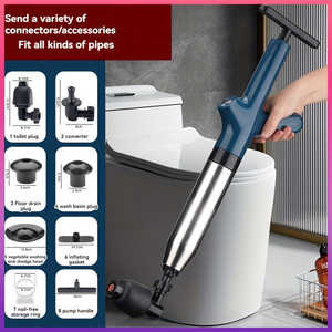 Desatascador de Inodoros de Acero Inoxidable de Alta Calidad, Último Modelo en Venta, Práctico y Conveniente para el Hogar - Product Image 5