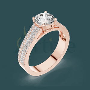 Anillo Promise de 18K para novia | Joyería delicada - Product Image 1
