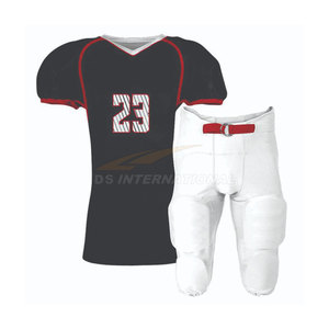 Personnaliser l'uniforme de football américain Maillots personnalisés de haute qualité Équipes d'équipement Nouveaux modèles personnalisés Commandes en gros Vêtements de sport - Product Image 5