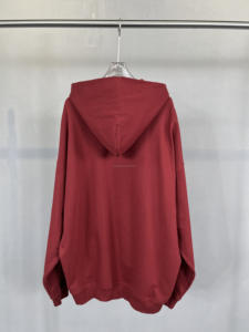 ชุดแทรคสูทผ้าเฟรนช์เทอร์รี่ 450GSM พิมพ์โลโก้แบบนูน  เสื้อฮู้ดครอป  เสื้อฮู้ดโอเวอร์ไซส์ผ้าฟลีซหนานุ่ม - Product Image 4