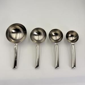 Stainless Steel Mirror Polish <b>Measuring</b> Spoon and <b>Cup</b> <b>Set</b> Custom <b>Measuring</b> <b>Cups</b> Kitchen Metal <b>Measuring</b> <b>Cups</b> - Product Image 1