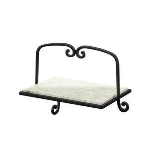 Nueva Bandeja de Servir de Mármol Estilo Colgante con Asa de Metal, Hecha a Mano, Estilo Americano, Ecológica, para Bodas - Marca TQC - Product Image 2
