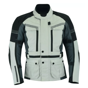 Chaqueta de protección para motocicleta de muesca superior impermeable a prueba de viento impresa de talla grande CE blindado transpirable secado rápido Roadracing - Product Image 1