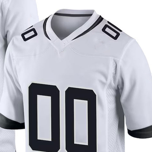 Maillot de football américain pour hommes de haute qualité Logo personnalisé imprimé maillot de sport en maille à manches courtes maillot de sport de transfert de chaleur - Product Image 6