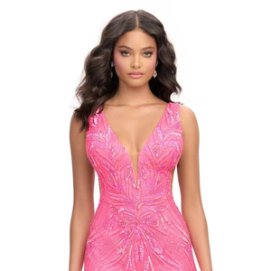 Mini robe moulante courte de luxe à col en V profond personnalisée pour femmes pour les soirées d'été ou les soirées à la mode pour les événements du soir - Product Image 1