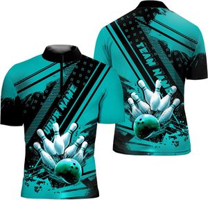 ชุดเสื้อโบว์ลิ่งผ้าซับลิเมตทนทานและสวมใส่สบายเสื้อส่วนตัวสำหรับลีก - Product Image 4