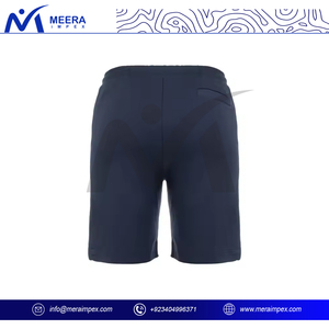 Pantalones Cortos Deportivos de Malla Azul Sólido para Hombre, Personalizados, de Alta Calidad, con Cordón en la Cintura, de Secado Rápido y Transpirables, para Gimnasio - Product Image 2