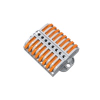 Konektor Kabel Kawat Listrik Colokan Dorong 8 Pin Blok Terminal Kacang Tuas