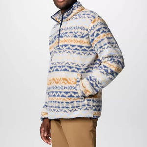 Sudadera con Capucha para Hombre, de Forro Polar Sherpa, Ecológica, Transpirable, con Botones, 350g, Cálida, para Invierno y Actividades al Aire Libre - Product Image 4