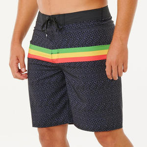 Pantalones Cortos de Playa de Verano para Hombre, Diseño de Diseñador, Cintura Media, Cordón Ajustable, Tejido Ligero, Estampado Sólido, Estilo Casual y Deportivo - Product Image 2