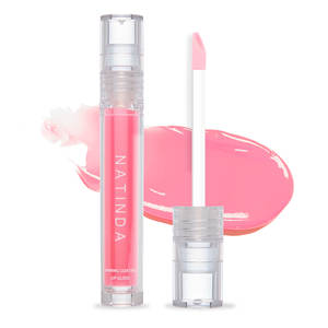 NATINDA Mineral Líquido Brillo de labios Vegano Impermeable Voluminizador Brillo Recubrimiento brillante Tinte de terciopelo mate Etiqueta privada - Product Image 6