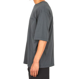 Cómoda y transpirable para hombre, Camiseta con hombros caídos, tela suave sostenible, camiseta informal con hombros caídos de secado rápido para hombre - Product Image 5