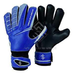 SPYTHER GEAR SPORTS Prix d'usine OEM en gros Gants de gardien de but pour hommes en latex antidérapant avec fermeture à scratch et protection des doigts - Product Image 1