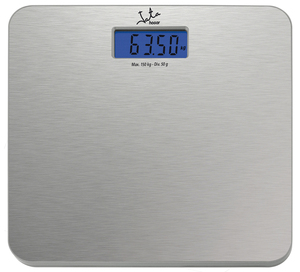 Bilancia da bagno ad alta precisione in acciaio inossidabile, portata massima 150 kg (Jata 496N) - Product Image 1