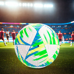 Tamaño oficial 5 Balón de fútbol americano Logotipo personalizable Cuero de PU PVC para entrenamiento de partidos - Product Image 4