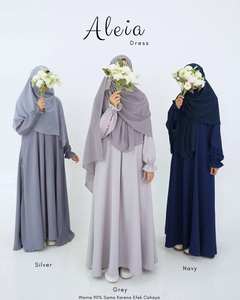 Abaya simple, tissu de haute qualité, style décontracté, prix de gros - Product Image 2