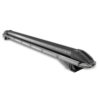 Barra de luz estroboscópica de seguridad para techo de 12-24V, barra de luz de advertencia intermitente LED, barra de luces de emergencia blanca ámbar para camión