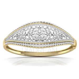 Pulsera de diamantes de moissanita de corte redondo y marquesa de pera, conjunto de bisel completo, pulsera antigua para mujer, regalo único, esposa enemiga - Product Image 1