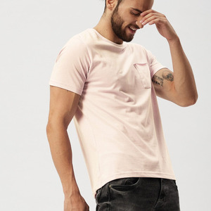 Fábrica 2023 Camiseta personalizada más barata Promoción de publicidad Cómoda camiseta de microfibra de manga corta de algodón - Product Image 3