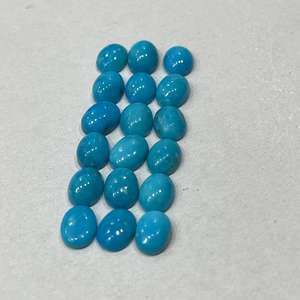 Fournir des pierres naturelles Arizona Turquoise Cabochon et des pierres précieuses taillées à facettes bijoux en vrac bricolage pierre bleu Turquoise - Product Image 5