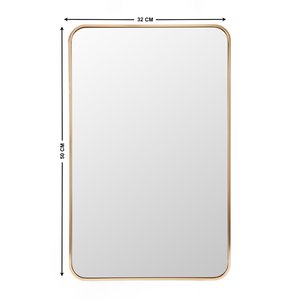 กระจกโลหะสำหรับแต่งหน้ากระจกดีไซน์เนอร์ตกแต่งผนังสไตล์โมเดิร์นงานแฮนด์เมดแบบพรีเมี่ยมส่งตรงจากโรงงาน - Product Image 3