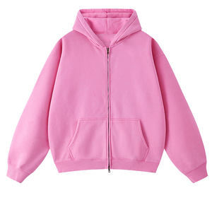 Sudaderas con Capucha y Cierre Completo para Hombre, Lisas, de Algodón 100%, Lavadas con Ácido, de Alta Calidad, Personalizadas al por Mayor - Product Image 5