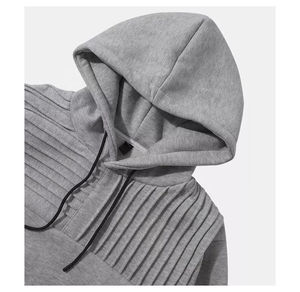 Vente en gros de sweatshirts et vêtements sweats à capuche personnalisés qualité personnalisée impression par sublimation polaire polyester col rond sweat à capuche pour homme - Product Image 4