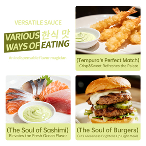 Salsa Picante Estilo Wasabi para Pollo Frito Coreano, Sabor Picante a <span class=keywords><strong>Mostaza</strong></span> Verde, Bolsa Grande para Asar Alitas, Nuggets, Hamburguesas y para Mojar - Product Image 4