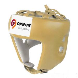 อุปกรณ์ป้องกันศีรษะหนังแท้ขายดีที่สุด สำหรับคิกบ็อกซิ่ง MMA ฝึกซ้อม ทนทาน สำหรับผู้ใหญ่ อุปกรณ์ป้องกันศีรษะและจมูกสำหรับชกมวย - Product Image 5