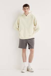 Custom Good Quality Heavy Weight <b>Hoodie</b> Blank Plain 80 Cotton 20 Polyester 480 Gsm Oversized Warm <b>Hoodie</b> No <b>String</b> - Product Image 5