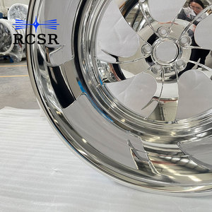 Rueda Forjada RCSR Billet Specialties Estilo Deep Dish de Alto Brillo 5*127 5*5 5*120 5*4.75 de 24 y 26 Pulgadas para Camioneta Chevrolet C10 - Product Image 2
