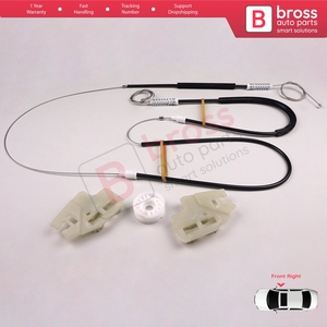 Kit de réparation de lève-vitre BWR492 pour porte avant droite de la Série 3 E46 2001-2005 4/5 portes Facelift 51337020660 - Product Image 4