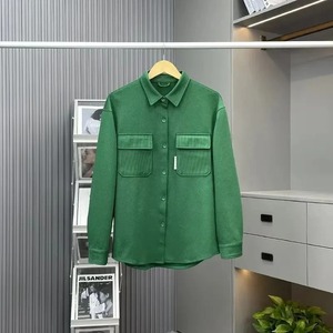 Veste d'hiver à carreaux en flanelle doublée de laine pour hommes avec bouton Veste à capuche à manches longues manteau pull pour hommes veste de style moto - Product Image 2