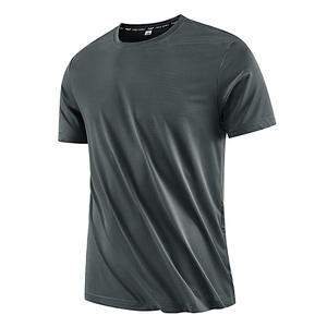 Custom Design <b>Men's</b> Sportswear Quick Dry Gym Running T-<b>Shirt</b> Breathable Micro Mesh Short-Sleeve <b>Collarless</b> - Product Image 3