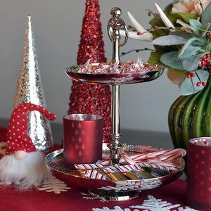 Royal Style Brass <b>Cake</b> <b>Stand</b> Heavy Pedestal Handmade Oven Safe for Celebration Events Made by Zahid Exports - Product Image 4