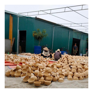 ชามไม้ไผ่ทรงกลมดีไซน์เรียบง่ายและมีสไตล์น้ำหนักเบาและแข็งแรงเหมาะสำหรับข้าวเส้นบะหมี่หรือใช้ตกแต่งบ้าน - Product Image 3