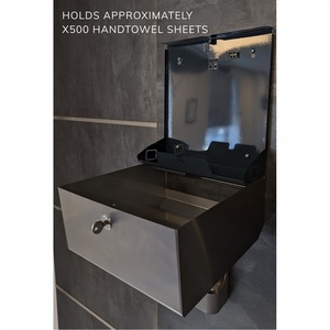 Distributeur de serviettes murales en plastique poli au design moderne pour équipements de loisirs, accessoires de salle de bain - Prix de gros - Product Image 2