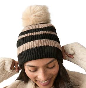 Nouvelle arrivée bonnet côtelé de bonne qualité pour femmes Style Unique respirant unisexe vente en gros Out Wear bonnet d'hiver - Product Image 4