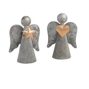 Campana de metal en forma de Ángel de estilo antiguo de la mejor calidad para uso interior/exterior, decoración navideña y regalos al por mayor disponibles para la venta - Product Image 1