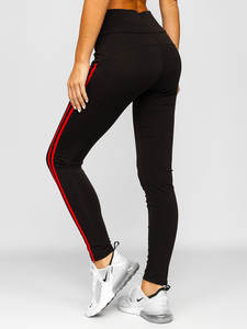 Leggings de gymnastique taille haute personnalisés pour les femmes confortable polyester spandex tricoté extensible fiable conceptions personnalisées style sexy - Product Image 3